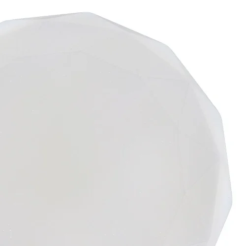 Светильник потолочный LED с пультом LED LAMPS 81081 Natali Kovaltseva белый на 1 лампу, основание белое в стиле хай-тек с пультом фото 5